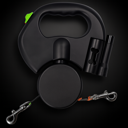 Retractable Double Dog Leash